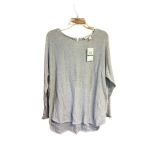 Michael Kors Womans Sweater Heather Gray Sz L NWT